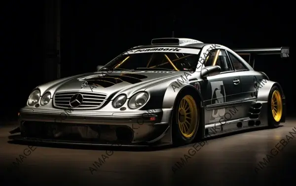 Mercedes CLK600 Rolled Aluminium Racer: Speed in 70mm