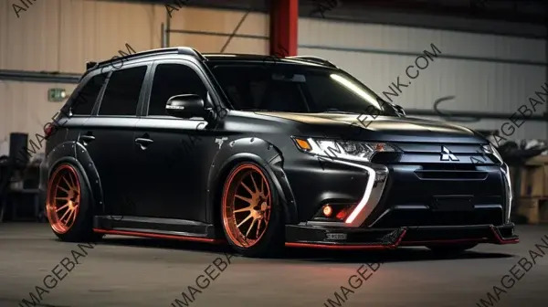 Charcoal Mitsubishi Outlander: SEMA Winner&#8217;s Elegance