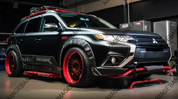 Charcoal Mitsubishi Outlander: SEMA Showcase