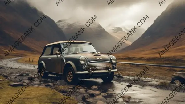 Gloomy Autumn Morning: Morris Mini Shooting Brake