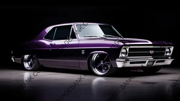 Violet Carbon Trim Opel: 1975 SEMA Winner