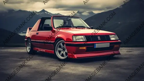 Nostalgic Beauty: Peugeot 205 GTI Retro Roadster