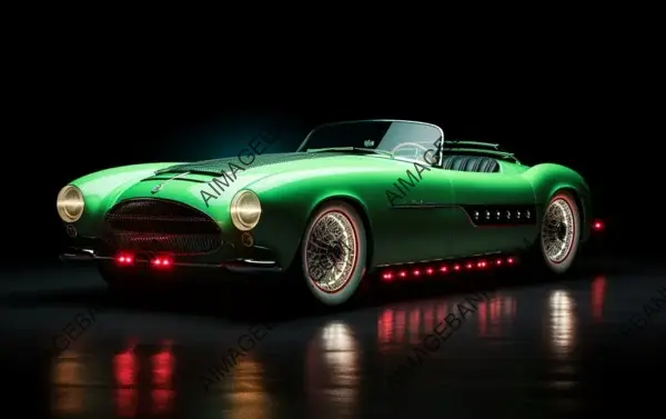 Pininfarina Classic Roadster: Vibrant and Fluorescent