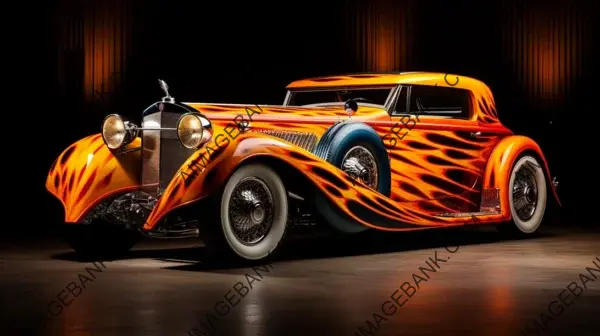 Rolls Royce 1934 Hot Rod: Vintage Flames