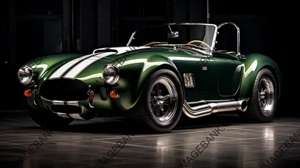 Shelby Cobra 426 Evo: Green Carbon Trim