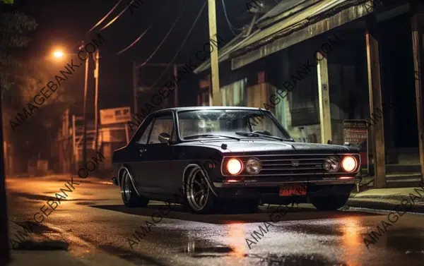 Nighttime Street Cruise: Toyota Rat Rodder