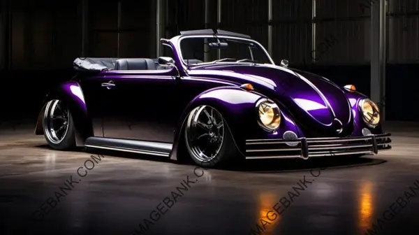 VW Beetle Cabriolet: Violet Carbon Trim