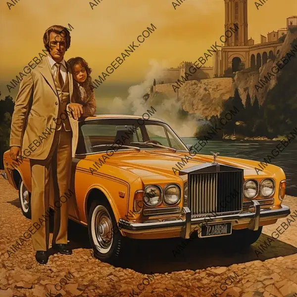 Italian Movie Poster: 1972 Rolls-Royce Neorealism