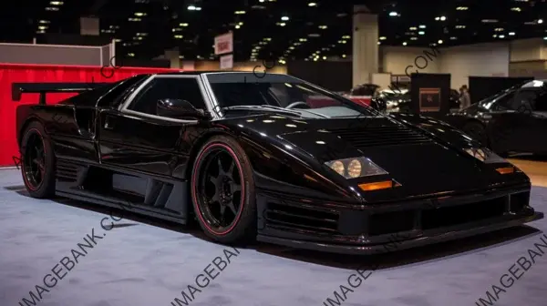 Sema Winner: 1990 Vector W8 in Black Carbon Trim