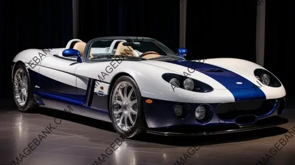 1999 Shelby Series: Blue and White Beauty with Carbon Trim