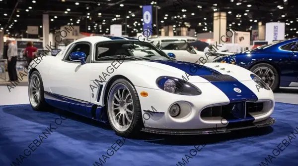 Classic Shelby Series: 1999 Blue and White Carbon Trim