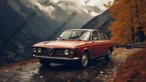 Alfa Romeo Twin Turbo: Gloomy Aura Shooting Brake