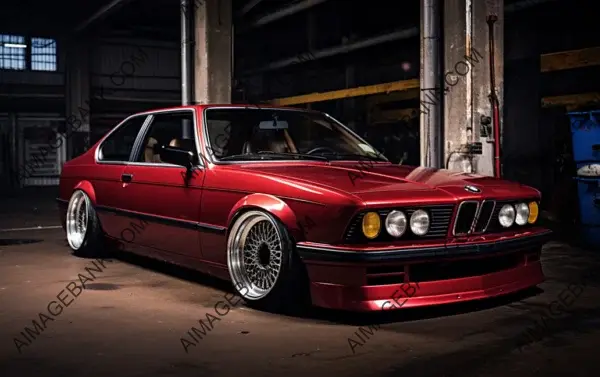 BMW 635csi Ruby Red Street Machine: Elegance on Wheels