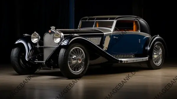 Black and White Beauty: Bugatti Royale 1932 at SEMA