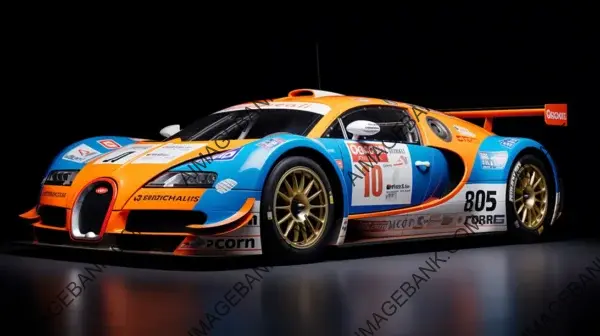 Thrilling Rally Adventure: Bugatti Veyron World Rally Car