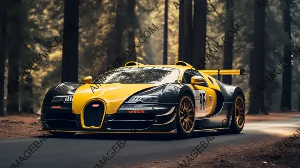 Rally Madness: Bugatti Veyron World Rally Car in 35mm