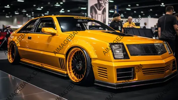 Cadillac Allante: Deep Yellow Beauty with Orange Carbon Trim