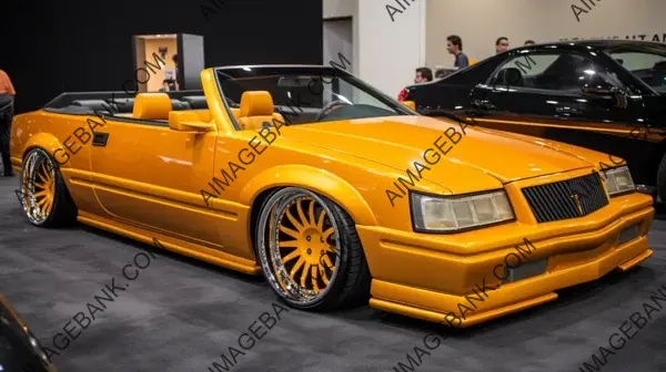 Stunning Carbon Trim: Cadillac Allante Deep Yellow and Orange