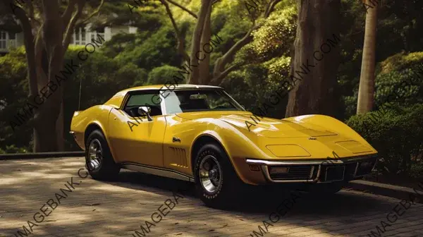 Classic Wagon: Chevrolet Corvette 1975 Captured on 35mm Film