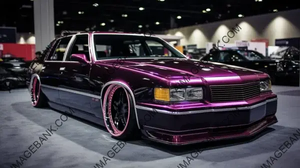 Plum Crazy Elegance: Chevy Caprice 1990 in Black Carbon