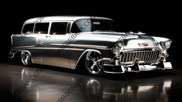 Chevy Nomad 1955: Vintage Sleekness in Full Riveted Aluminum