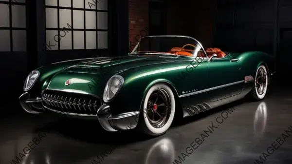 Vintage Beauty: Corvette 1954 SEMA Edition (Green Carbon)