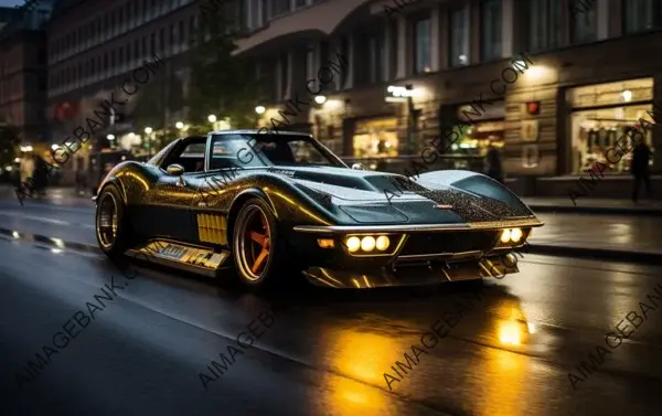 Vintage Corvette: Daytona Custom Cruising the Streets