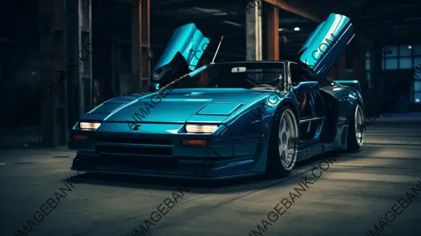 Vintage Cool: Deep Blue Toyota MR2 GT1