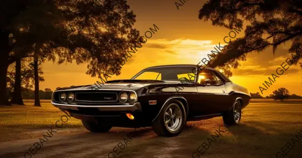 Vintage Dodge Challenger 1970: Sunset Style Beauty