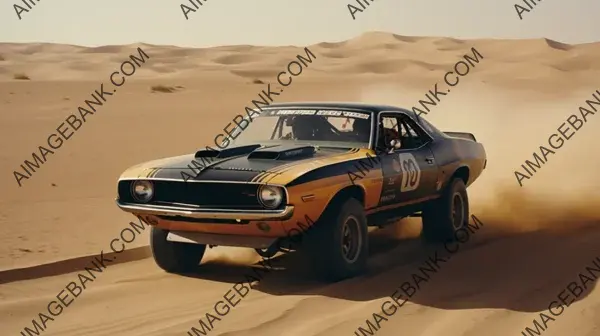 Dodge Challenger 1970 Dakar Racing Through in Style