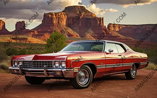 Dodge Monaco 1973 Red Rock West Express: Vintage Beauty