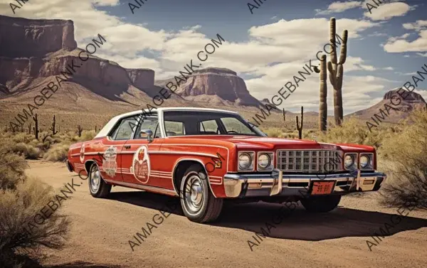 Classic Elegance: Dodge Monaco 1973 Red Rock West Express