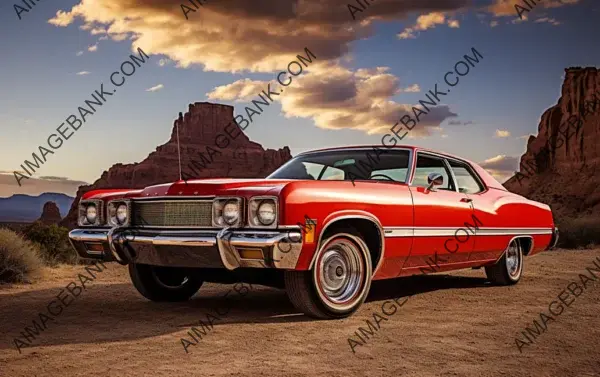 Dodge Monaco 1973 Red Rock West Express: Timeless Charm