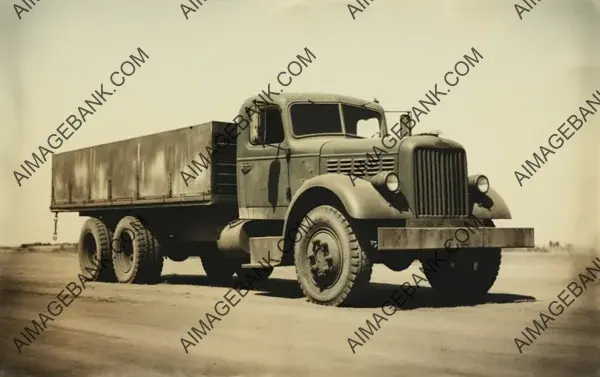 Dodge Semitruck Army Tank Transport: Classic 50s