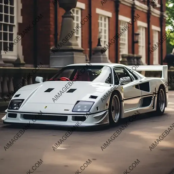 Ferrari F40 Evo Pearlescent White Carbon: 35mm Excellence