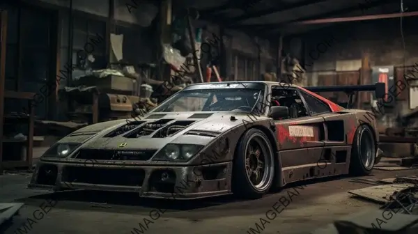 Ferrari F40 Lightweight Rat Rod: Stylish Excellence