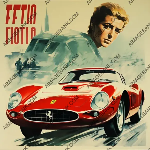 Ferrari GTO 1955 Neorealism Italian Movie Post: Film Excellence