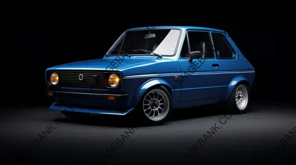 Fiat 127 Blue Carbon Trim: SEMA Winner Beauty