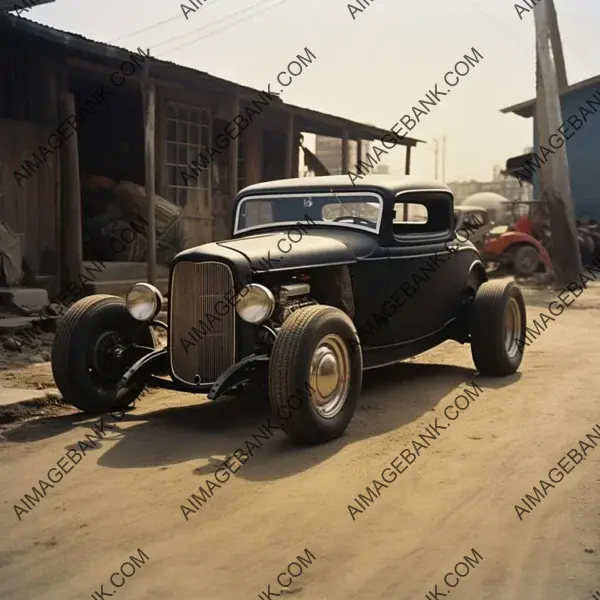 Ford 1932 Mexican Lowrider: 35mm Film Beauty