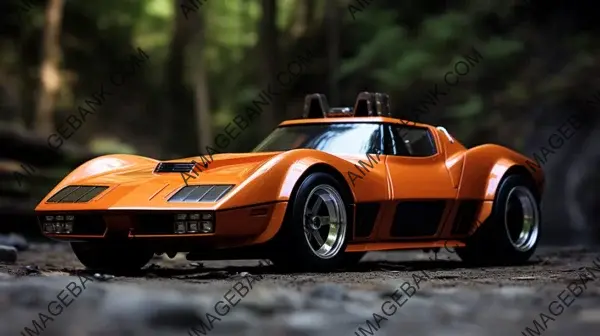 Full Orange Carbon Chassis: 1976 Corvette Mako