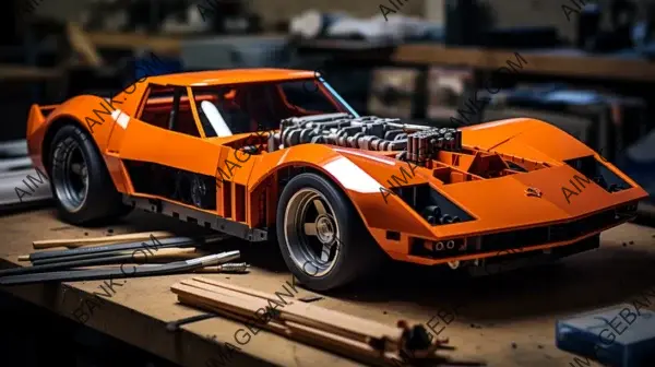 Sema Winner: 1976 Corvette Mako with Full Orange Carbon Chassis