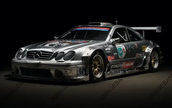 70mm Film Shot: Mercedes CLK600 Rolled Aluminium Racer