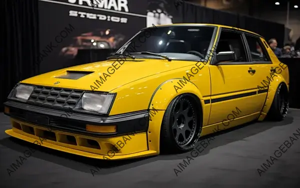 Sema Winner: Saab 900 Turbo with Yellow Carbon Trim