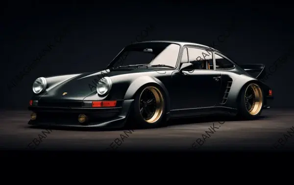 Custom Porsche 911: Black Widow in Glass Carbon