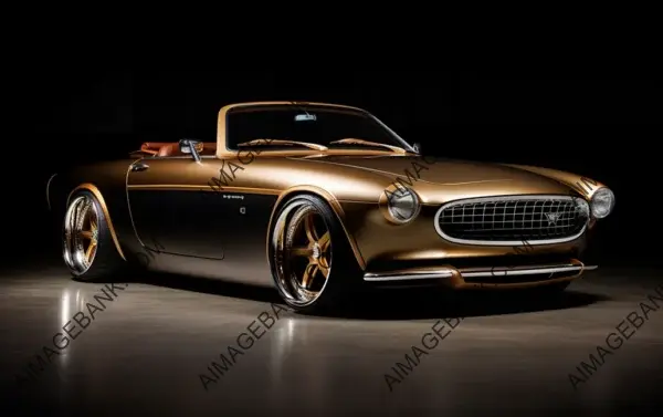 Brown Gold Carbon Trim: Volvo P1800 Cabriolet