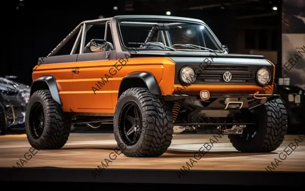 SEMA Winner: VW Thing with Orange Carbon Trim in 35mm Film