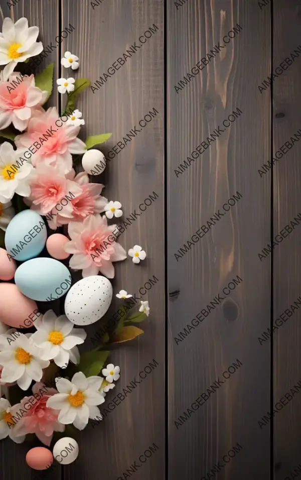 Painted Easter Eggs in a Holiday Design