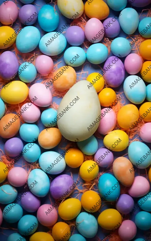 Colorful Textured Background Perfect for Easter