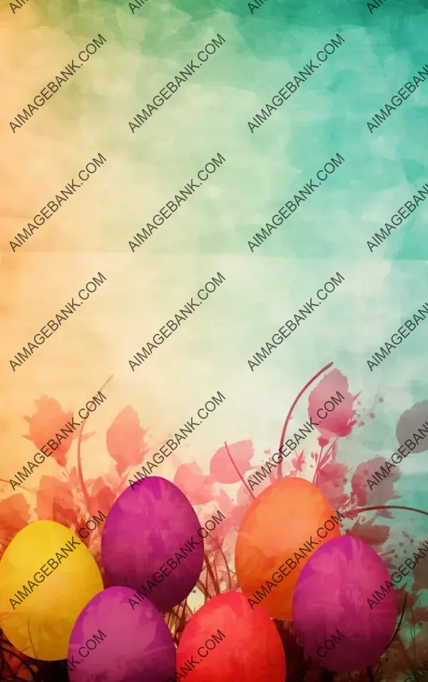 Textured Easter Backdrop in Vibrant Colors
