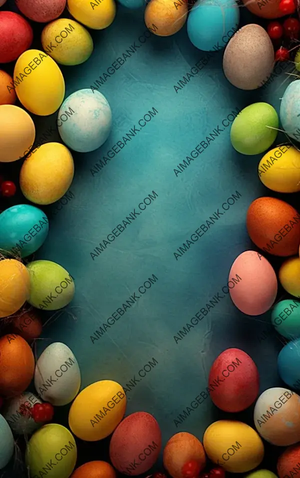 Vibrant Textured Background Ideal for Easter